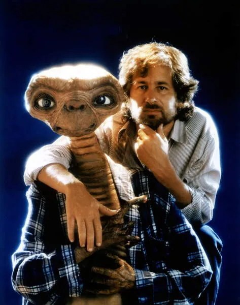 Fotografie Steven Spielberg and E.T.