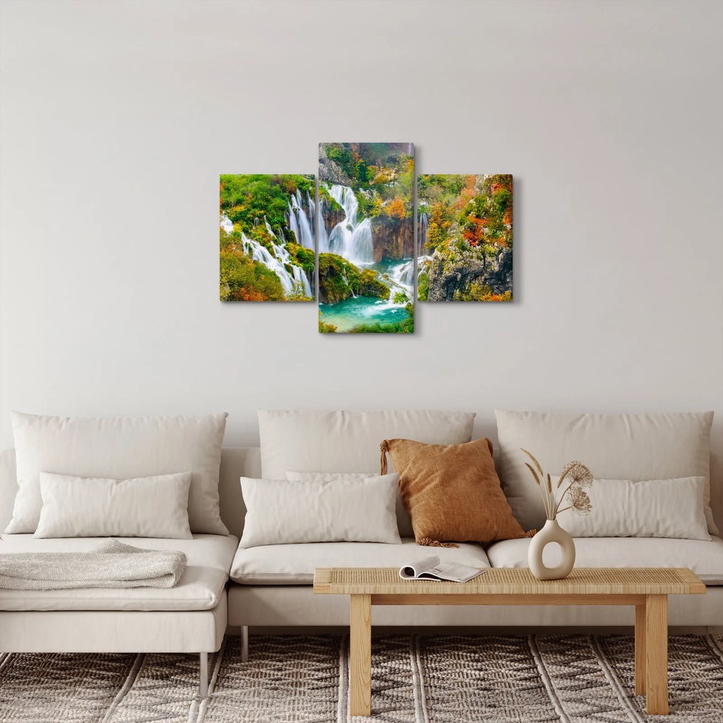 Tablou - Parcul Național Lacurile Plitvice (90x60 cm)