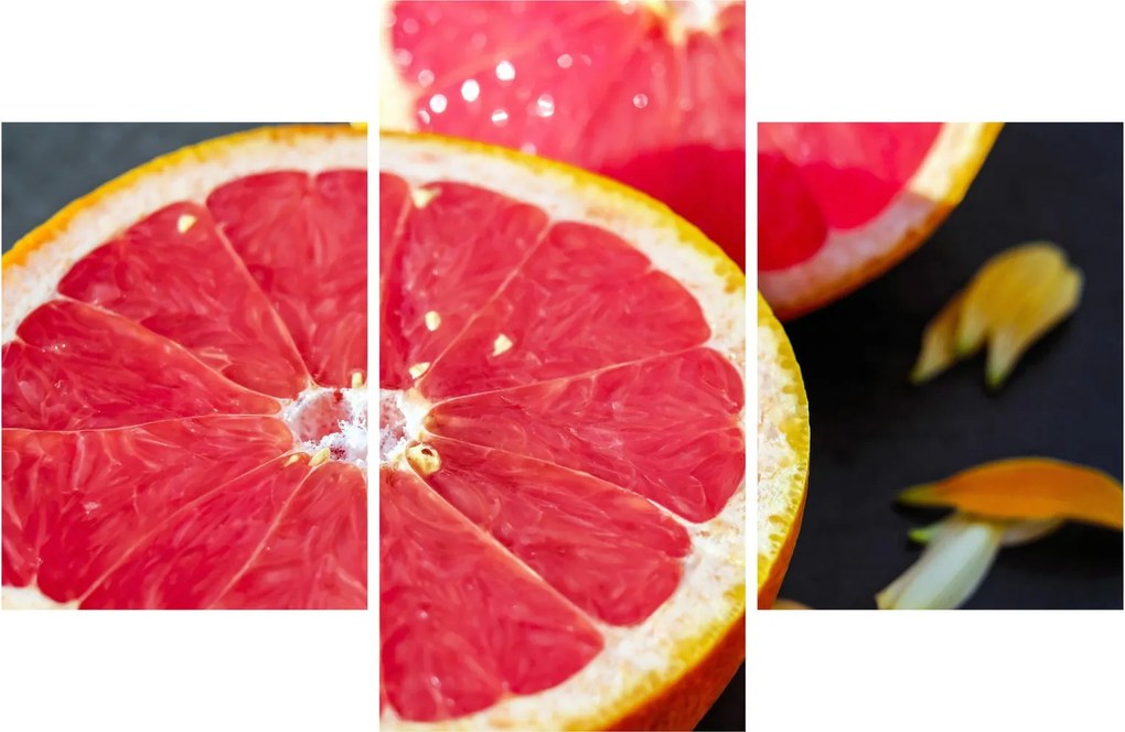 Tablou cu grapefruit tăiat (90x60 cm)