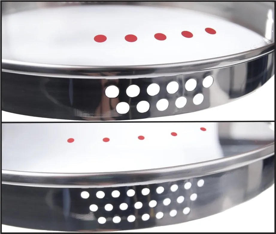 Oală din aluminiu neaderent cu capac din sticlă Orion Pasta Grande, 5,5 l