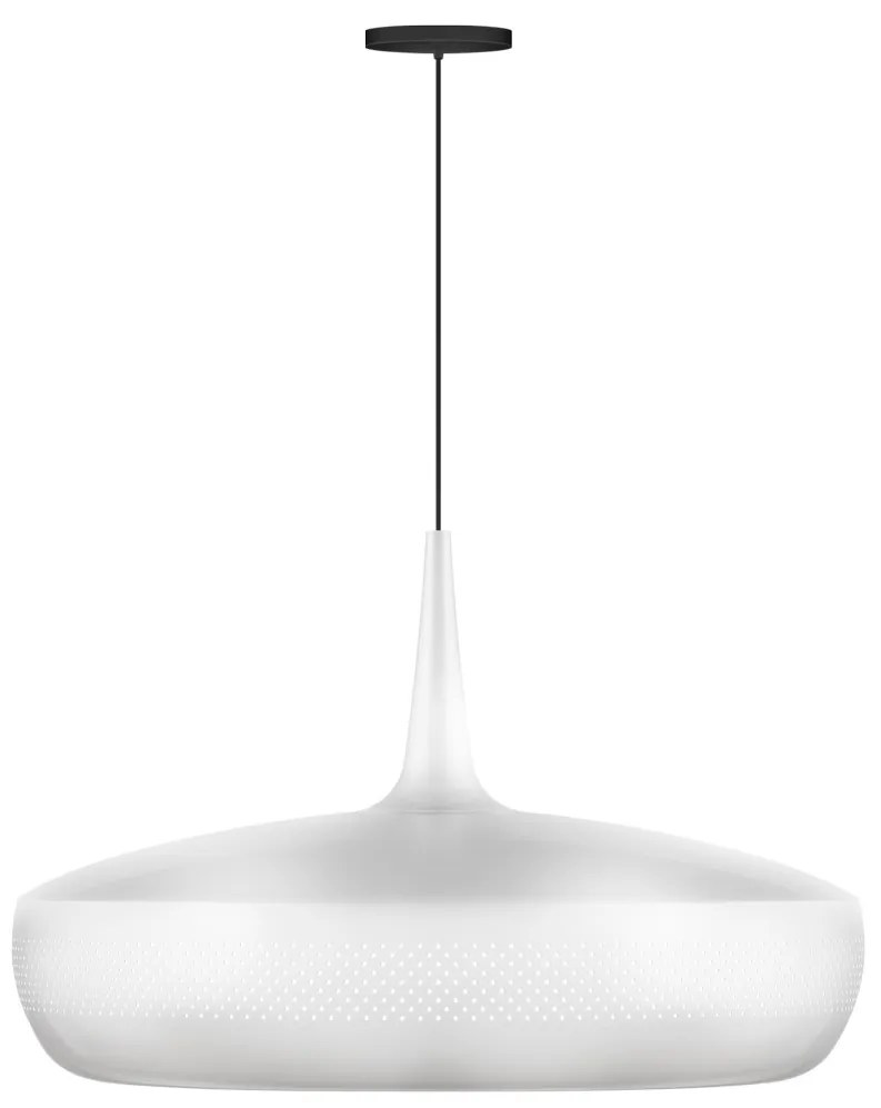 Abajur metalic design retro Clava Dine, Matt White