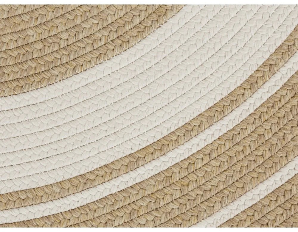 Covor rotund de exterior în culoare naturală ø 150 cm - NORTHRUGS