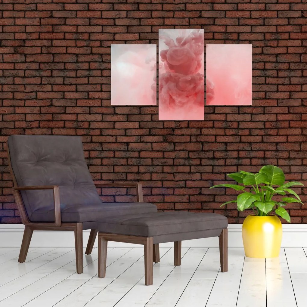 Tablou - Fum roșu (90x60 cm)