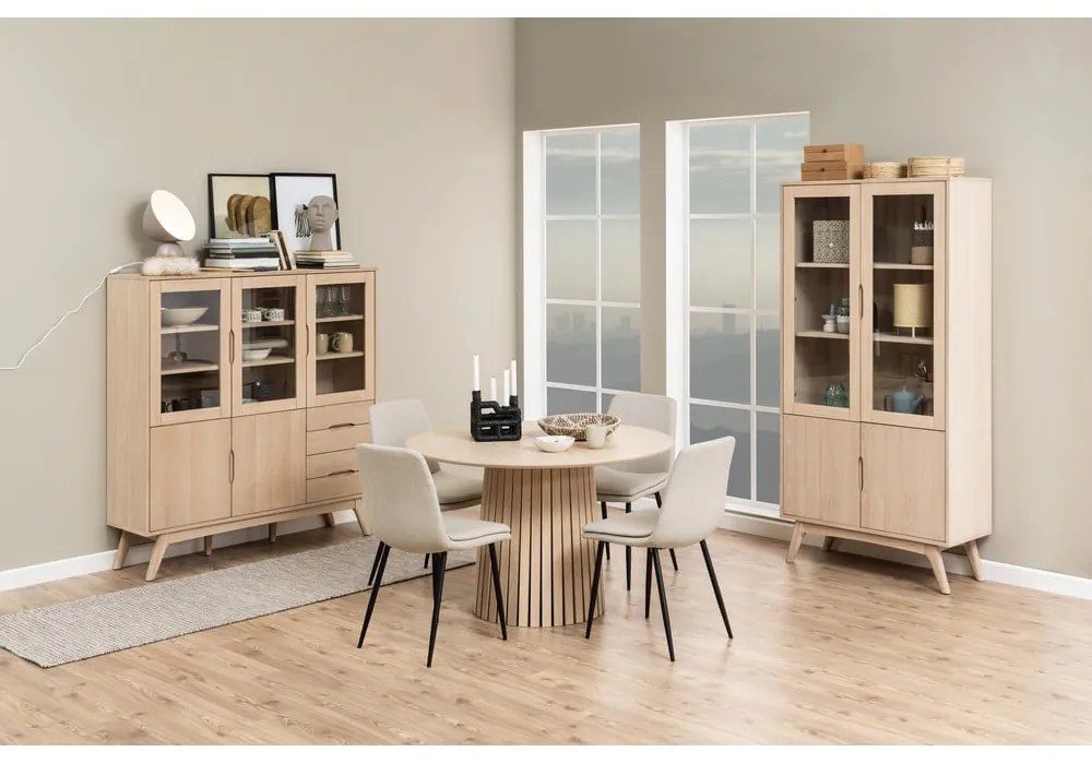 Scaun de dining crem Becca – Actona