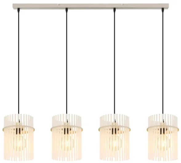 Globo 15698-4HB - Lustră suspendată pe cablu GORLEY, 4xE27/60W/230V