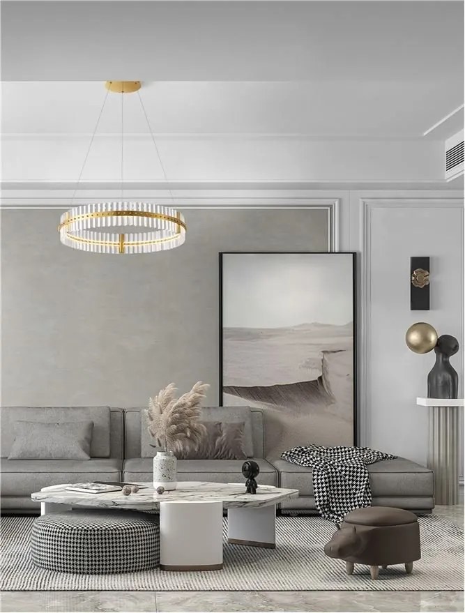 Lustra LED design modern decorativ OLIMPIA D-78cm