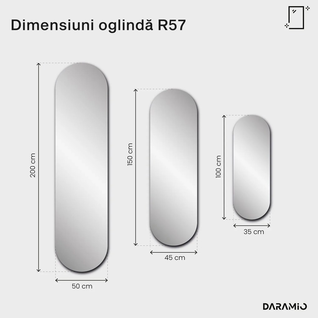 Oglindă albastră Pure R57