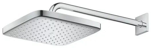 Palarie si brat de dus Grohe Tempesta 250 Cube patrata crom