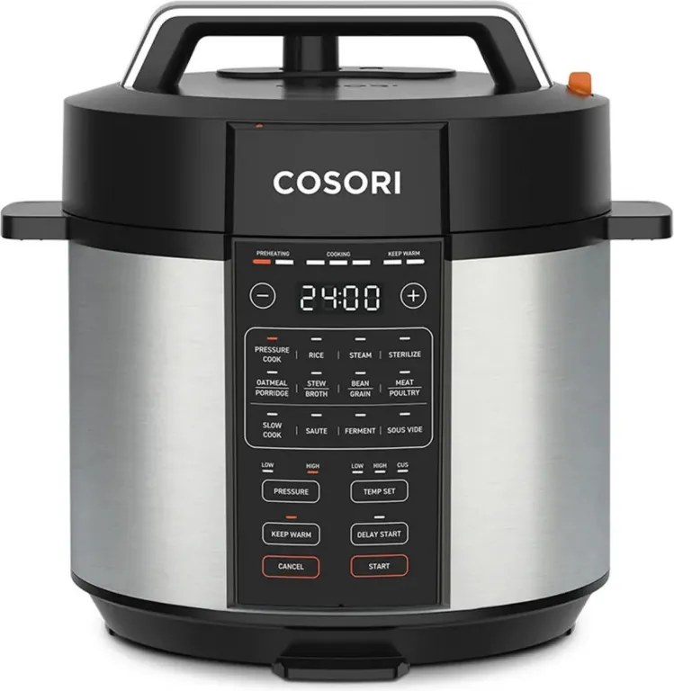 Multicooker pentru gаtit sub presiune Cosori CMC-CO601-SEU, 1100 W, 5,7 l, 80 kPa, 9 programe, Timer, Negru
