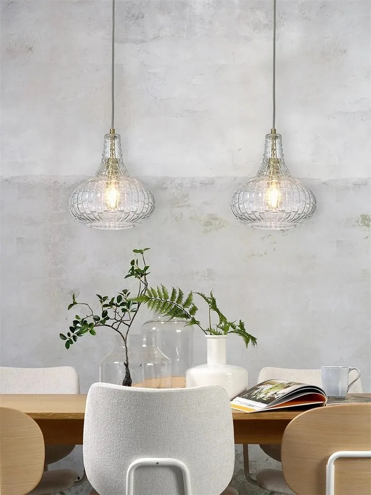 Pendul design modern Venice drop clar
