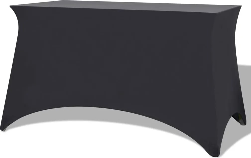 vidaXL Huse elastice pentru masă, antracit, 183 x 76 x 74 cm, antracit