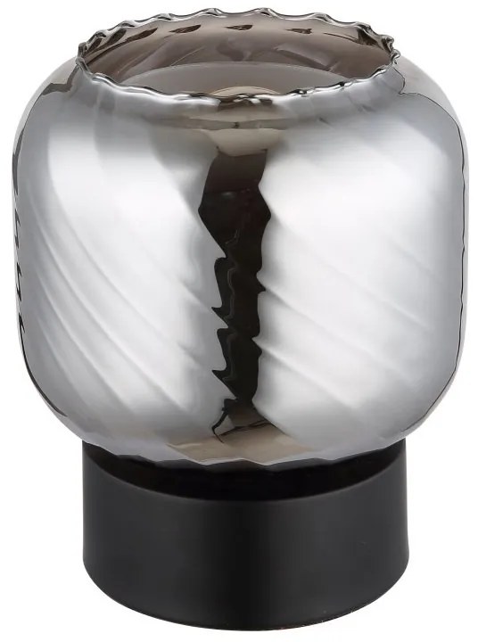 Lampa de masa sticla fumurie XIA pentru dormitor
