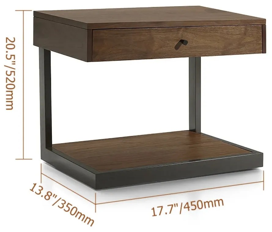 Noptieră rustică DEPRIMO 15440 - atmosferă autentică în dormitorul tău! by Deprimo