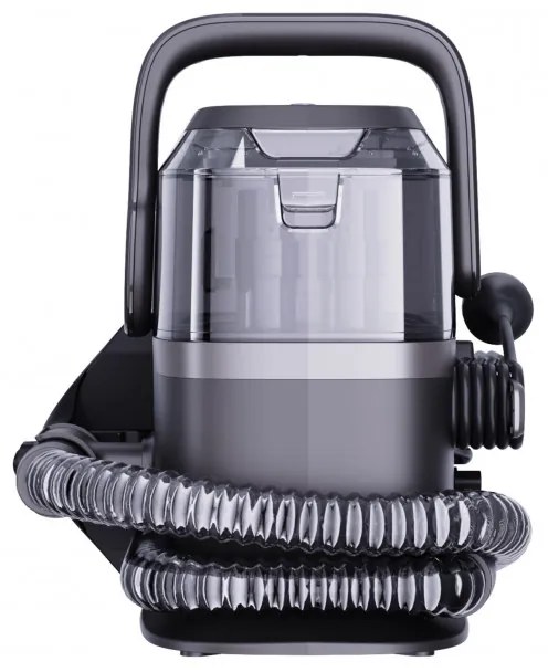 Aparat multifunctional cu aburi si aspirator Techwood TAN-7066V, 600/800W, Rezervor de apa curata si reziduala, 3 moduri, Afisaj digital, Gri Inchis