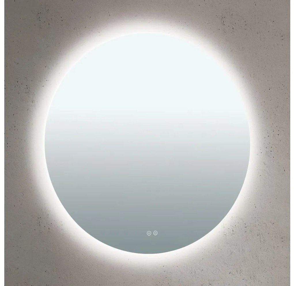 Orion - Oglindă FOCUS cu iluminare LED integrată, 27W, 230V, 3000/4200/6000K, Ø 80 cm, IP44