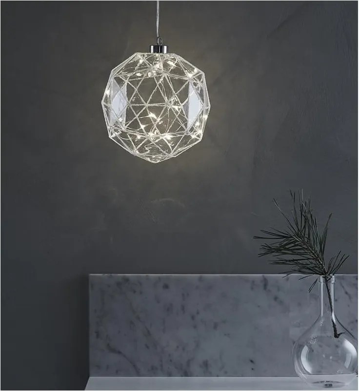 Decorațiune luminoasă suspendată cu LED Markslöjd Aspliden, ø 15 cm