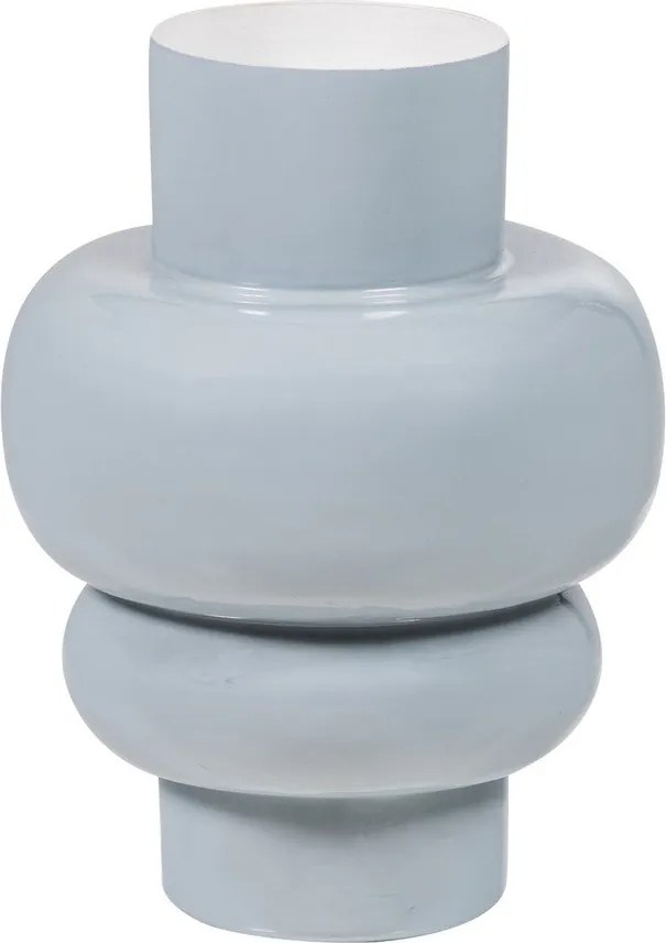 Vază gri deschis din metal (înălțime 27 cm) Auri – WOOOD