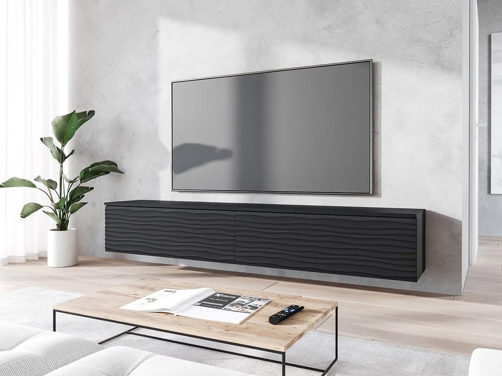 Dulap TV Dlana 180 MDF (Negru + Negru) . 1106208