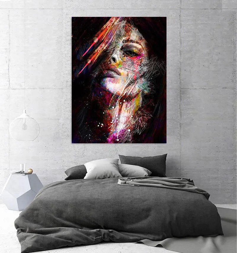 Tablou canvas Grafity Color Girl 120x80 cm