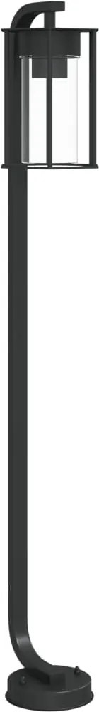 vidaXL Lampă exterioară de podea, negru, 100 cm, oțel inoxidabil