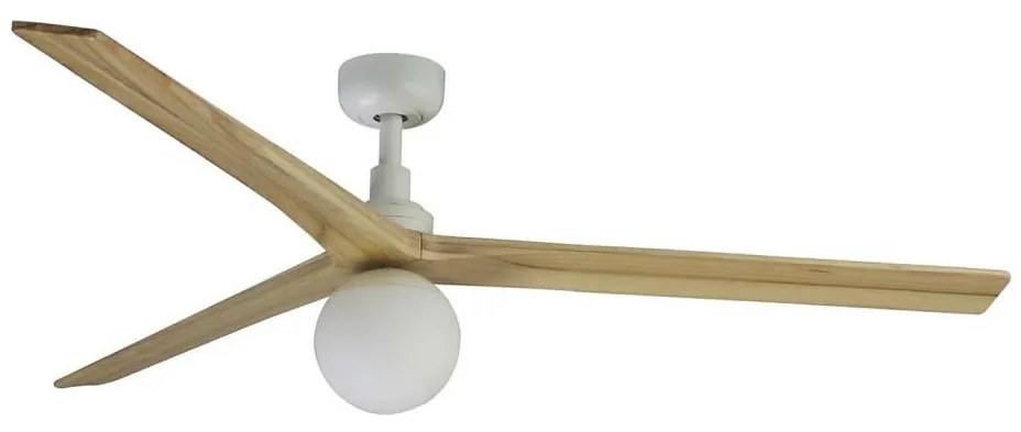 FARO 34279WT-11L - Ventilator KLIM L 1xE27/15W/230V stejar/alb pr. 150 cm WT+DO