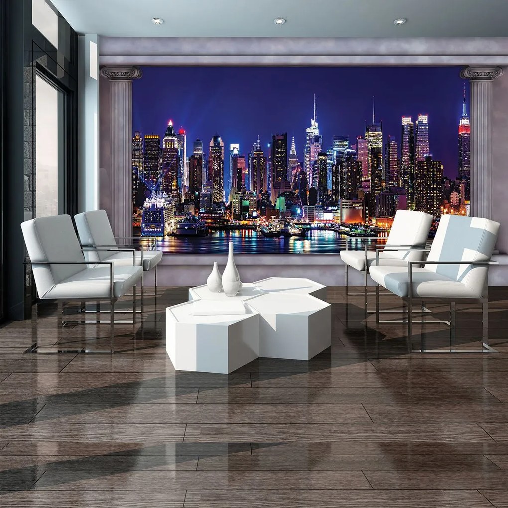 Fototapet - New York noaptea (152,5x104 cm)