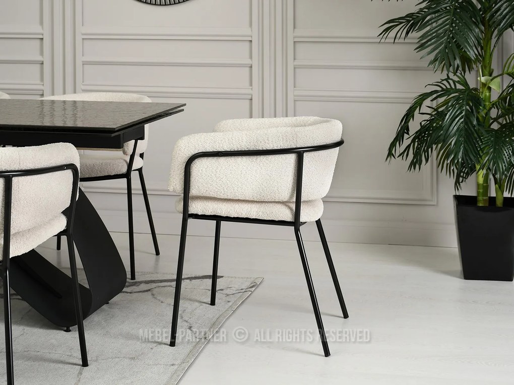 Scaun Sorento (crem + negru). Promo -20%. 1111276