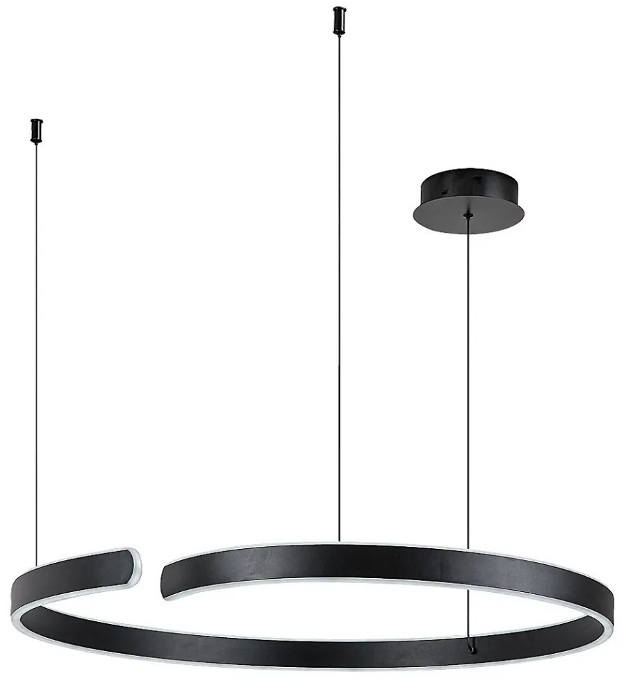 Lustra LED suspendata stil circular Silnora 76cm