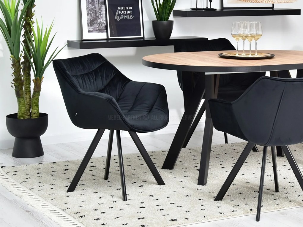 Scaun Nina (negru). 1111200