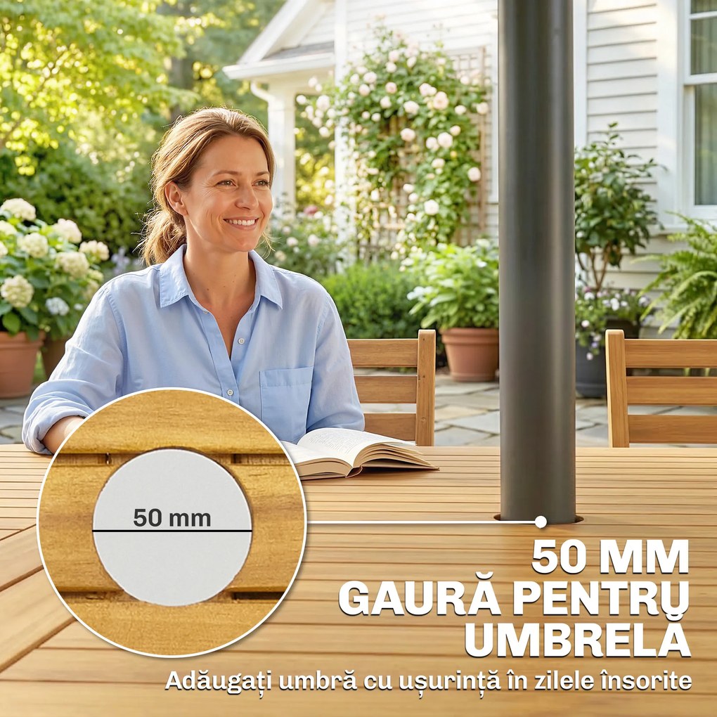 Outsunny economisire spațiu terasă pliabilă | Aosom Romania