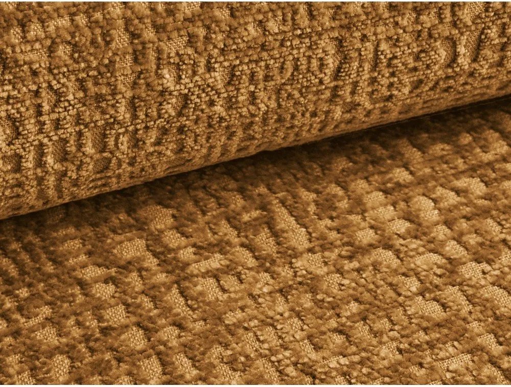 Colțar portocaliu extensibil/cu spațiu de depozitare Kalena – Makamii