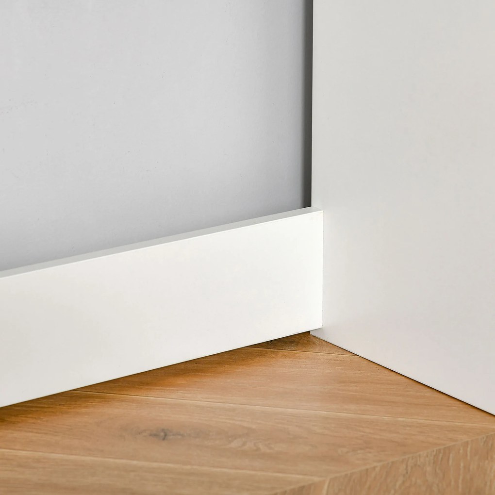 Homcom Birou PC Alb &amp; Stejar 80×45×75 cm – Ideal Dormitor sau Acasa | Aosom Romania