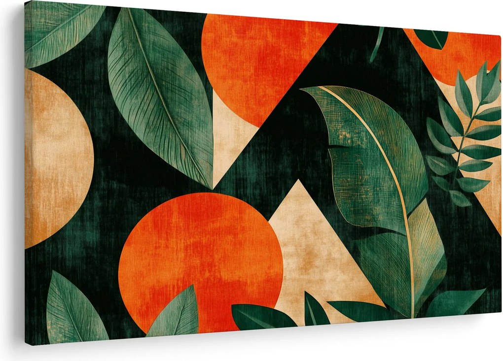 Tablou - Motive naturale geometrice II. (90x60 cm)