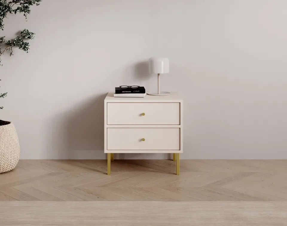 Noptiera, 51.8x50x40.8 cm, Tili, ADRK Furniture (Culoare: Eucalipt)
