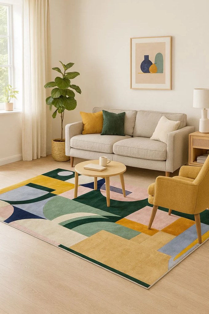 Covor Conceptum Hypnose 50/60, Culoare: Multicolor