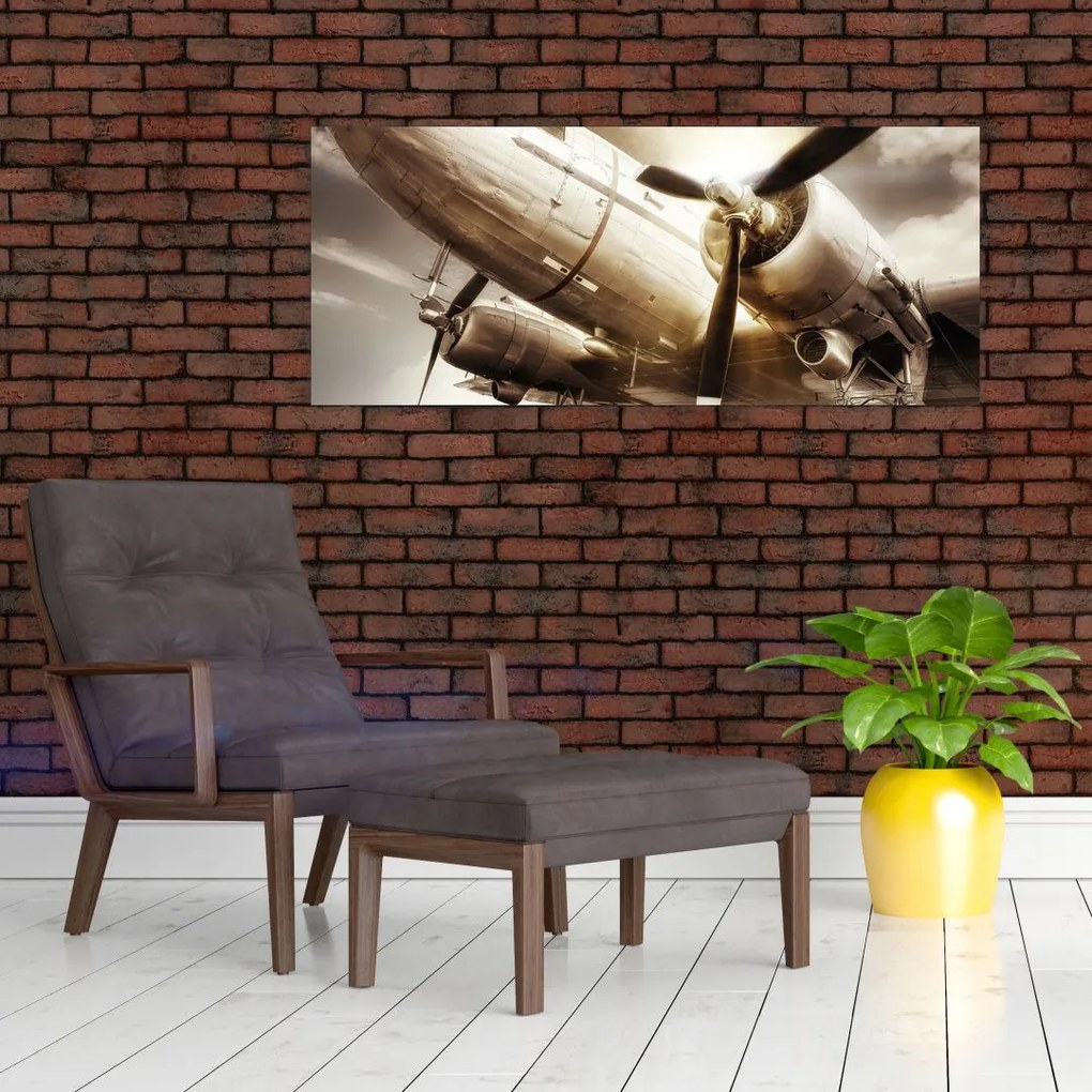 Tablou - Avion (120x50 cm)