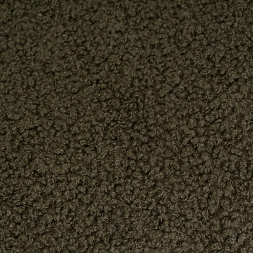 Pătură verde din sherpa 130x160 cm Sherpa Bouclé – Casa Selección