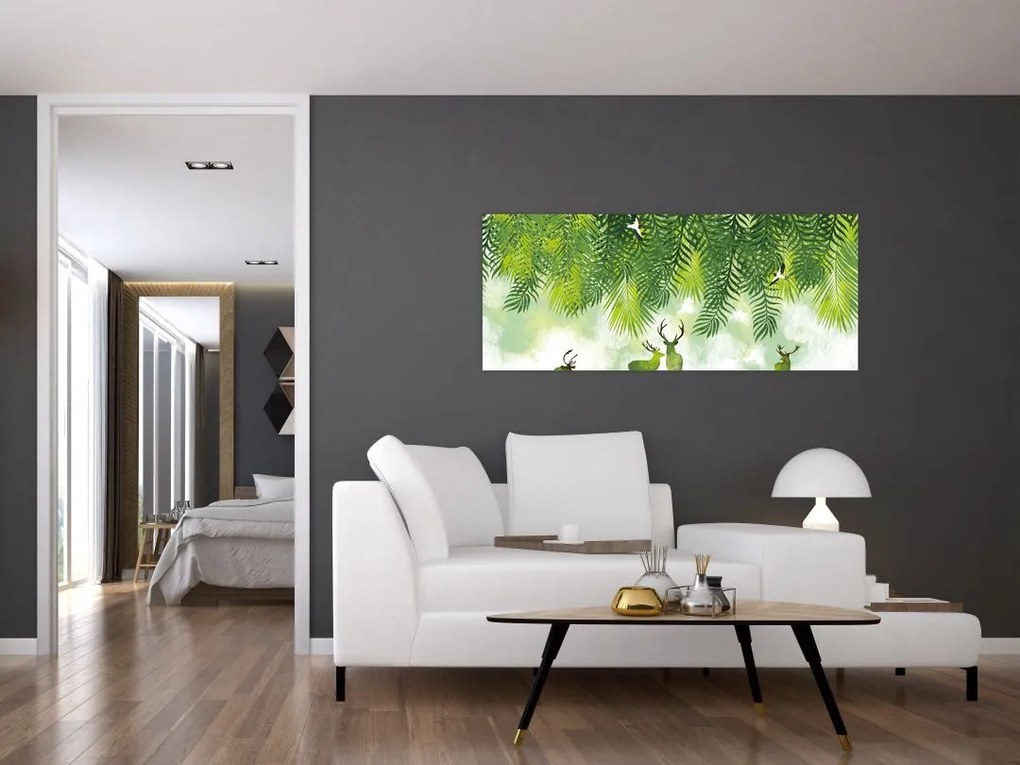 Tablou - Ceb în pădure (120x50 cm)