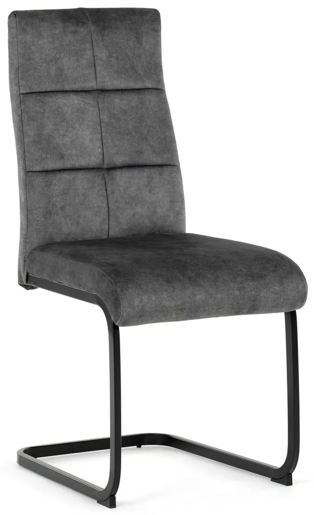 Set de scaune de sufragerie Vintage DCL-D1275GREY4, 4 buc