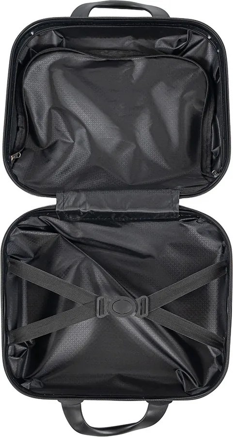 TraveLux Max valiză de mână mică cu capac dur 28x36x16 cm negru