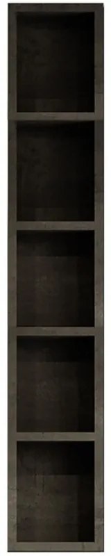 Dulap inalt deschis cu polite, Kolpasan, Naomi large, 149.5 cm, dark concrete