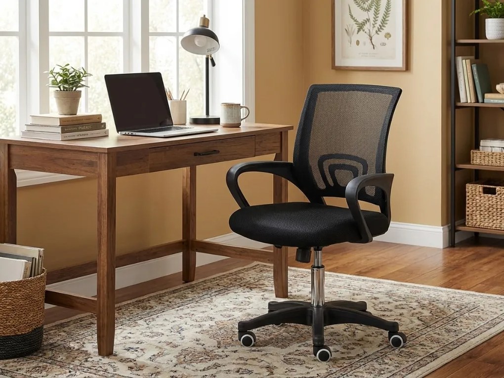 Scaun de birou negru JETTA