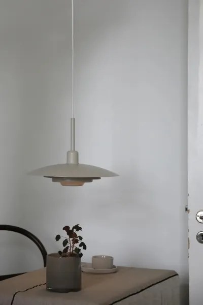 Markslöjd 108875 - Lustră suspendată pe cablu PINY 1xE27/60W/230V diametru 35 cm bej