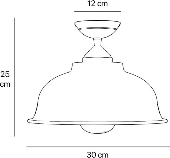 Lustra exterior IP44 realizat manual din alama Lipari