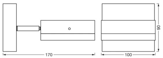 Aplică de exterior ENDURA CLASSIC 1xGX53/12W/230V IP44 Ledvance