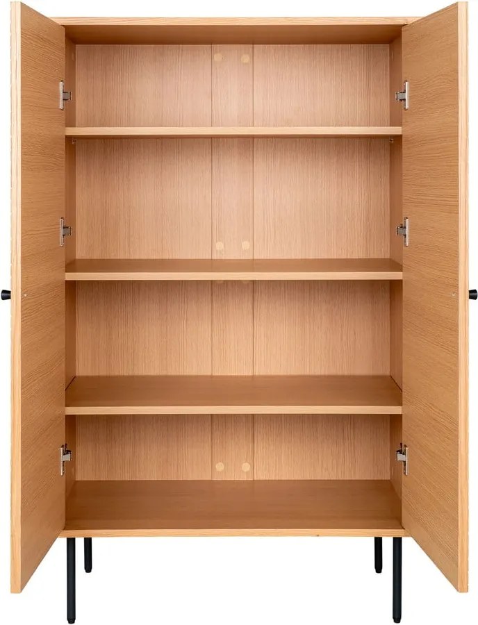 Dulap în culoare naturală cu aspect de lemn de stejar 80x130 cm Kyoto – House Nordic