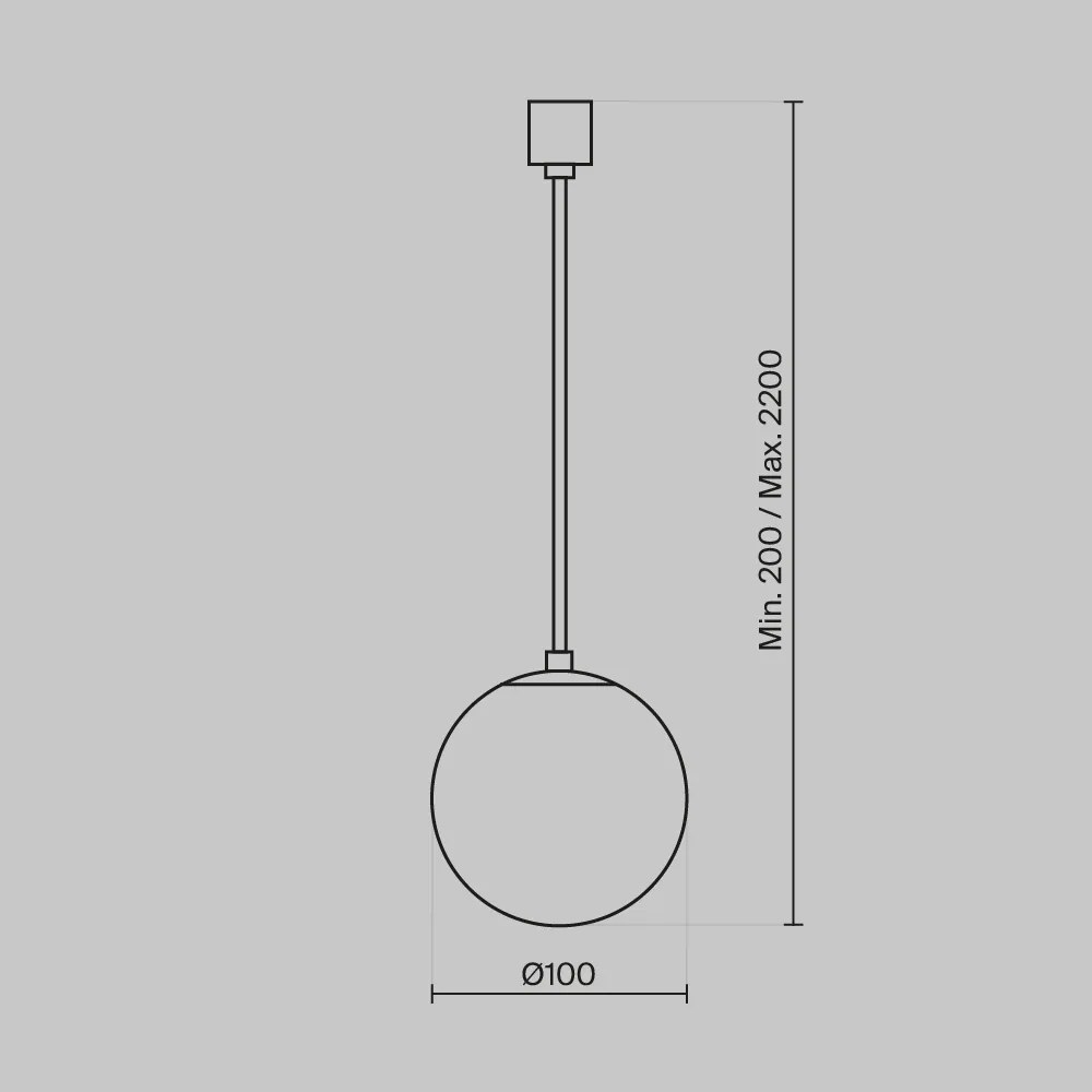 Pendul Luna P039PL-5W3K-10-B Maytoni LED, Alb, Germania