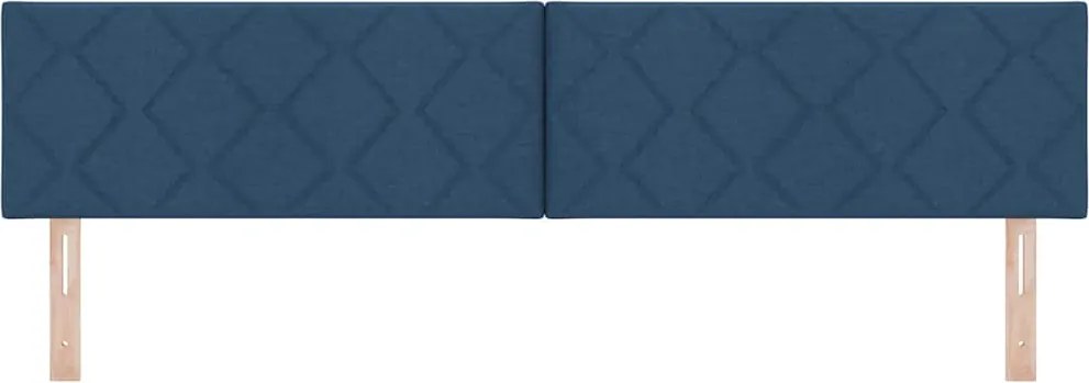 vidaXL Tăblie cap albastru 200 cm țesătură