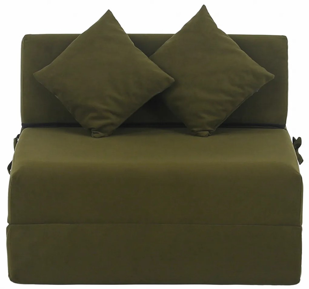 Scaun pliant/saltea PELOS, verde