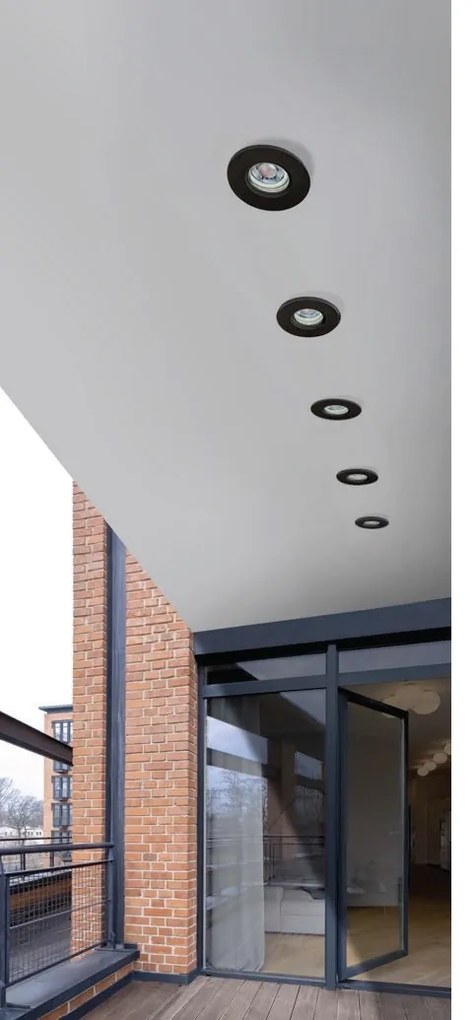 Spot de exterior incastrabil IP65 IKA ROUND gri inchis